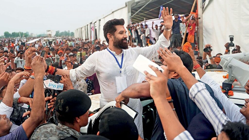 बिहार में चिराग पासवान की राजनीतिक ताकत का खेल
